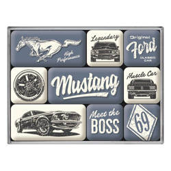 ZESTAW MAGNESÓW FORD MUSTANG "THE BOSS"